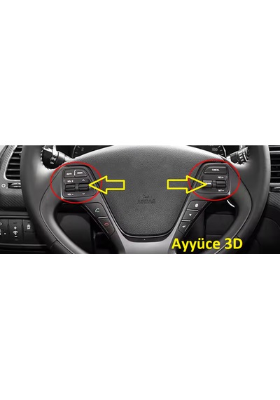 Ayyüce 3d, Kia Ceed 2012-2018 Direksiyon Ses Düğmeleri 4x -