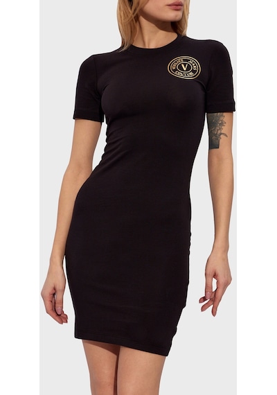 Versace Jeans Couture Bayan Elbise 76haot02 Cj03t G89 Siyah