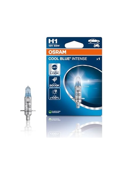 Osram Ampul 12v H1 55w Cool Blue Intense Serisi%20 Fazla Beyaz Işık Osr 64150cbn
