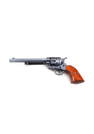 Denix Dekoratif Cal.45 Peacemaker Revolver 7½'' 35 Cm , Amerika 1873