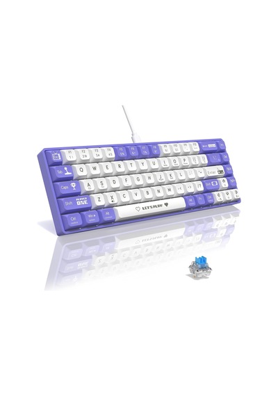 Ak680 65% Kablolu Hotswap Mekanik Oyun Klavyesi,68 Tuşlu Taşınabilir Anti-ghosting Klavye,gökkuşağı Arkadan Aydınlatmalı Programlanabilir,ergonomik,kahverengi Mor Beyaz, Anahtar-mavi Ak680 65% Kablolu Hotswap Mekanik Oyun Klavyesi,68 Tuşlu Taşınabilir Anti-ghosting Klavye,gökkuşağı Arkadan Aydınlatmalı Programlanabilir,ergonomik,kahverengi Mor Beyaz, Anahtar-mavi