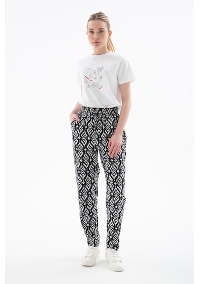 Fashion Friends Bayan Pantolon 25y0843k1 Siyah Siyah