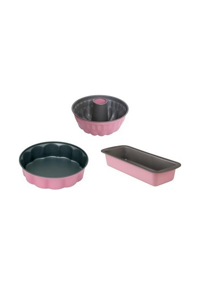 Tantitoni Kek Kalıbı Seti 3Lü Pembe 74915Pkmuset