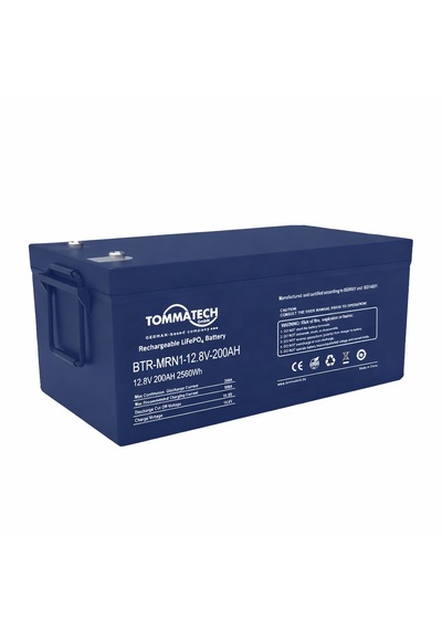 Tommatech Marine Abs Kasa 12.8v 200ah Lfp Lityum Batarya