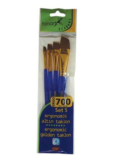 Fanart Academy Ergo 700 Serisi Fırça Set 5 4'Lü
