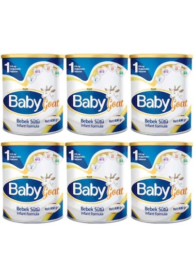 Baby Goat 1 Bebek Sütü 400 G 6 Adet Baby Goat 1 Bebek Sütü 400 G 6 Adet