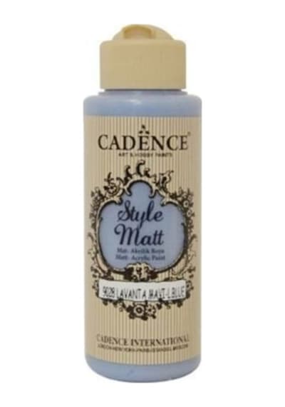Style Matt Mat Akrilik Boya 9028 Lavanta Mavi 120 Ml