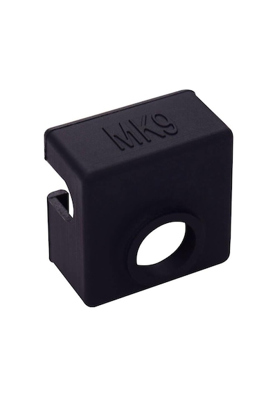 Koodmax 2 Adet 3d Printer E3d-v6 Mk7 Mk8 Mk9 Alüminyum Isıtıcı Blok Silikon Kılıfı - Siyah