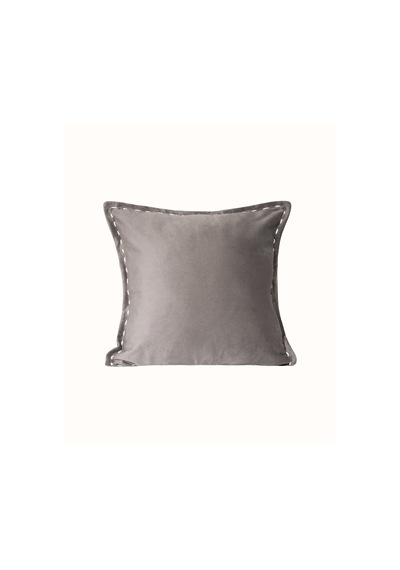 Koza Home İbiza Antrasit Kadife Yastık 43x43 5021