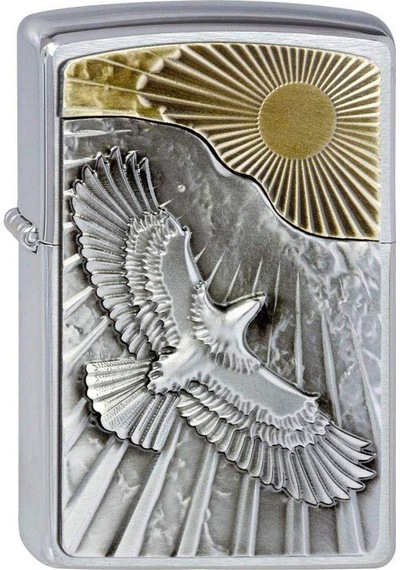 Zippo 200 Eagle Sun-fly Emblem Çakmak