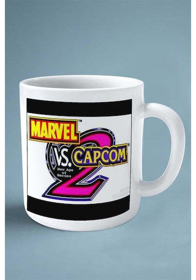 Marvel Vs Capcomi Oyun Baskılı Kupa Bardak Çift Taraflı Baskı Kişiye Özel Model 3 Çok Renkli