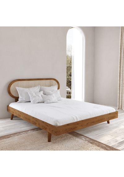Renazzo Padova Hazeranlı Masif Ahşap Yatak Odası Takımı 2 Ceviz 100x200