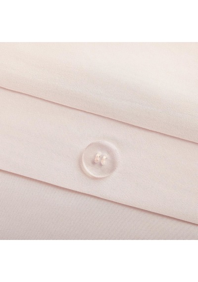Simply Clean Ultra Yumuşak Hipoalerjenik Lekeye Dayanıklı 3 Parça Düz Nevresim Takımı, Allık, Tam, Queen Çok Renkli