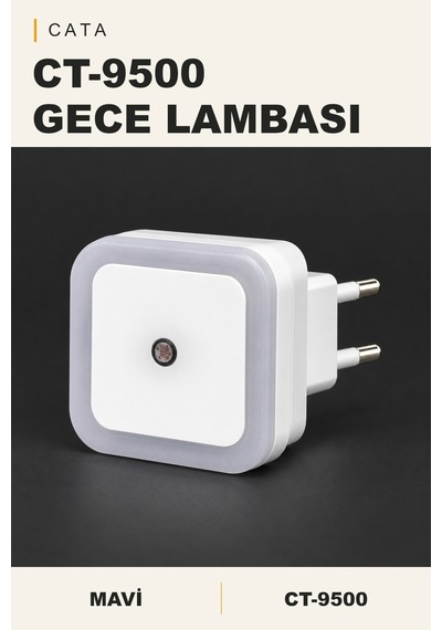 Cata Gece Lambası Fotoseli Lacivert