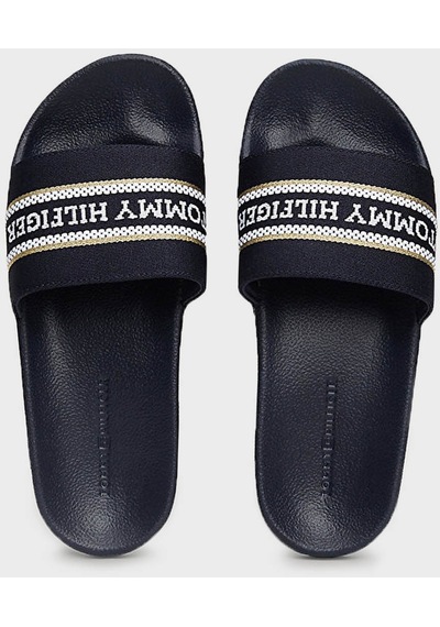 Tommy Hilfiger Kadın Terlik Fw0fw07845 Dw6 Lacivert