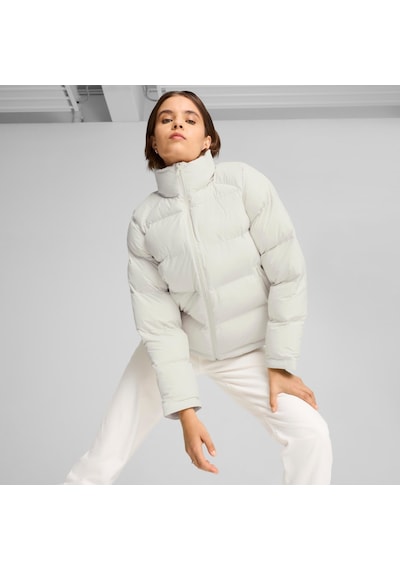 Puma Mono Kadın Beyaz Dik Yaka Mont Beyaz