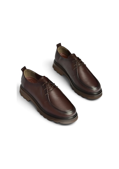 Fox Shoes Z555261103 Kahverengi Hakiki Deri Kadın Ayakkabı