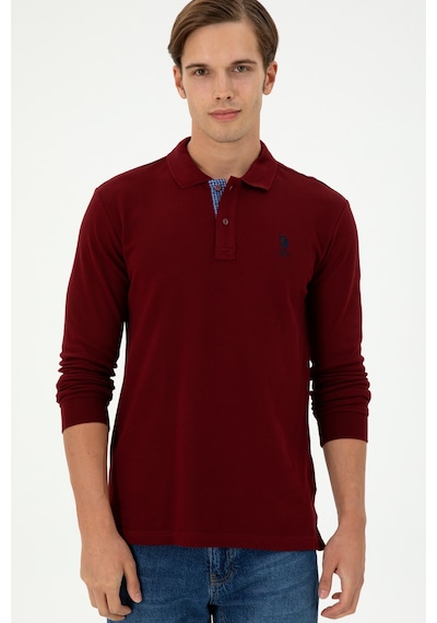 U.s. Polo Assn. Erkek Bordo Sweatshirt 50289062-vr014 Bordo