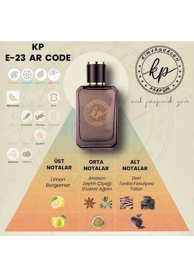 Kimyagerden E-23 Açık Erkek Parfüm 50 ML