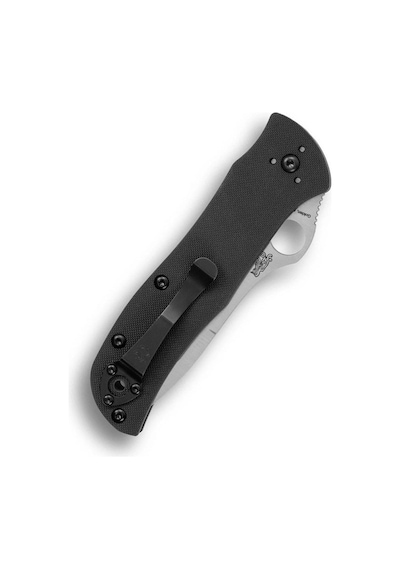 Spyderco Starmate Black G-10 Cpm 20cv Plainedge Kamp Çakı Siyah