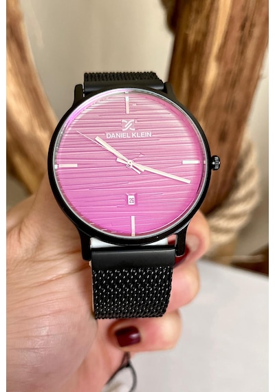 Daniel Klein Dk78512 Siyah Çelik Erkek Kol Saati + Deri Cüzdan