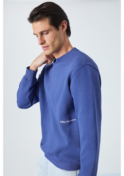 Grimelange Dane Erkek Organik Kumaşlı Yumuşacık Koyu Mavi Sweatshirt Koyu Mavi Grimelange Dane Erkek Organik Kumaşlı Yumuşacık Koyu Mavi Sweatshirt Koyu Mavi