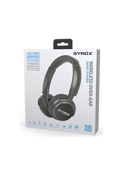 Syrox S16 Pro Bluetooth Kulak Üstü Kulaklık