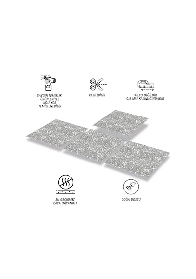 Tink Kendinden Yapışkanlı Terazzo Desenli Pvc Karo 30x30 Cm