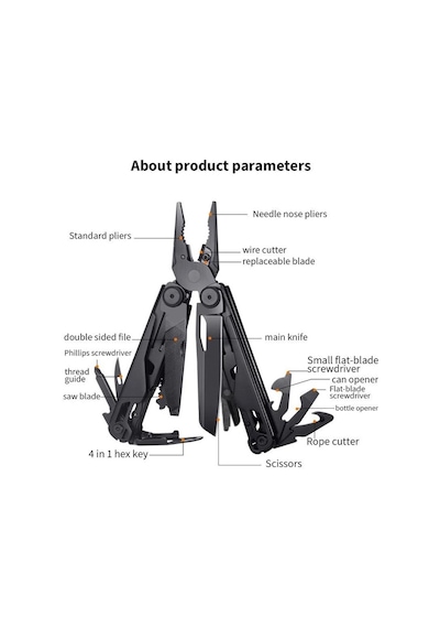 Grand Kamp Harvest Ghk11-h Active Multi Tool Kahverengi