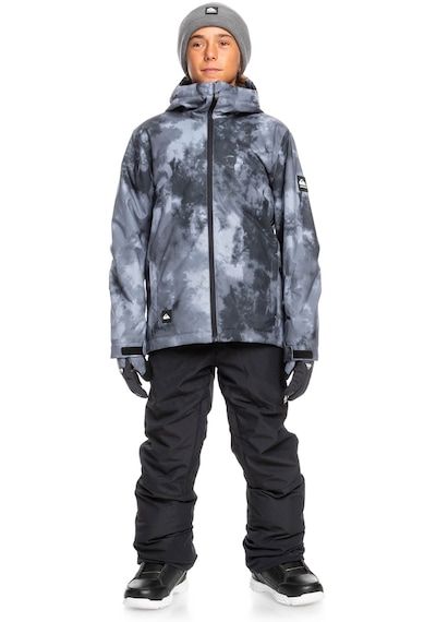 Quıksılver Quiksilver Mission Printed Youth Erkek Çocuk Snowboard Ceketi Kvj1 Siyah