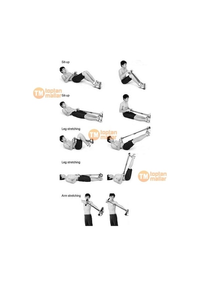 Body Trimmer Kondisyon Mekik Direnç Lastiği Spor Egzersiz Aleti