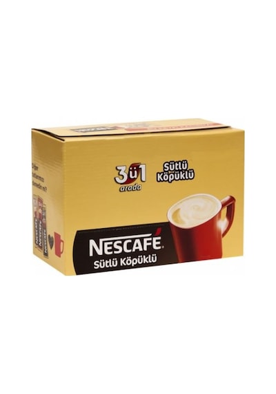 Nescafe 3'ü 1 Arada Sütlü Köpüklü Hazır Kahve 72 x 17.4 G