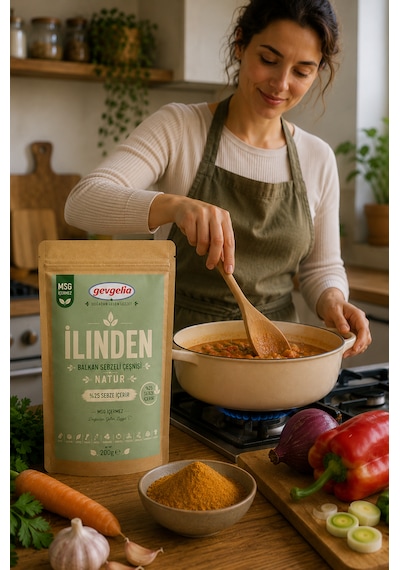Ilınden Natur Balkan Sebzeli Çeşnisi 200 Gr Msg İçermez