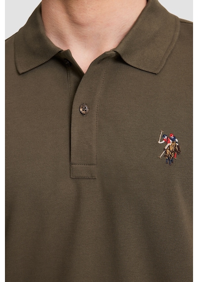 U.S. Polo Assn. U.s. Polo Assn. Erkek Koyu Haki Tişört Basic 50326972-vr111