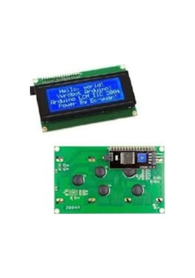 Arduino Lcd2004 4X20 Mavi Lcd Ve Iıc/I2C Ekran Arayüz Modülü