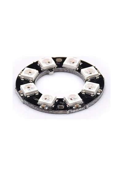 Alkatronik 8 Bit Neopixel Halka Ring Ws2812b 5050 Rgb Led Modül 5050 Adreslenebilir Lamba Kart Full Color Ekran