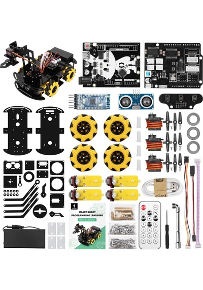 Arduino Robot Araba Kiti 2wd Paletli 38in1 Stem Eğitim Seti Bluetooth Kontrollü Programlanabilir 67746115