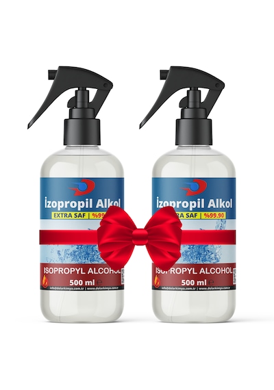 İzopropil Alkol İpa 2x500 Ml Sprey Başlıklı, Extra Saf %99.90