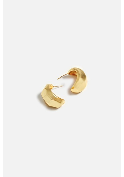 Geometrik Bombeli Küpe Gold 76111912