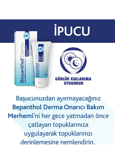 Bepanthol Derma Onarıcı Bakım Kremi 50 G + Cilt Bakım Kremi 30 G