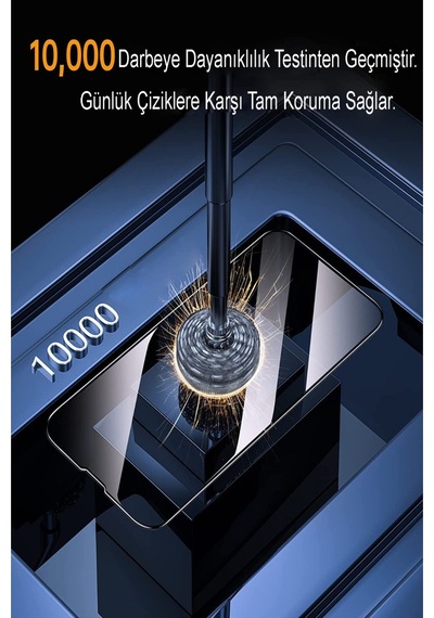 Pp Apple Uyumlu iPhone 17 Anti Static Toz Tutmayan Çerçeveli Temperli Ekran Koruyucu Cam