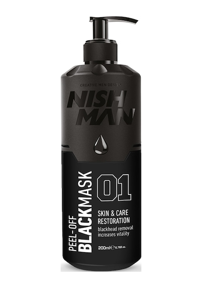 Nishman Siyah Nokta ve Sivilce Karşıtı Siyah Maske 200 ML