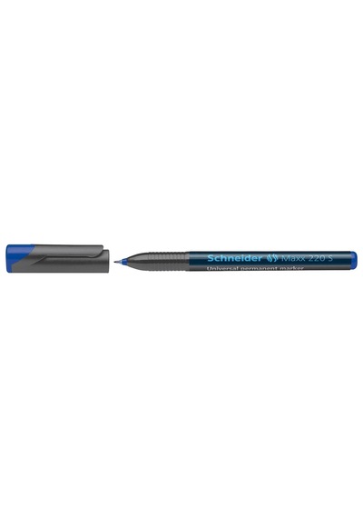 Schneider Alıcının Universalmarker Kalıcı Maxx 220 S 0,4 Mm Mavi Genel