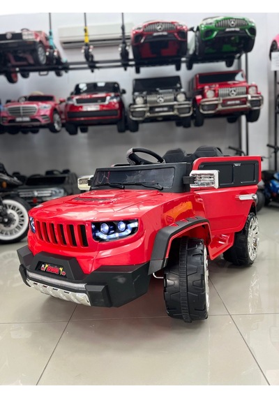 Hummer Akülü Araba 0-9 Yaş Kırmızı