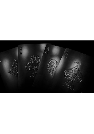 Mpc Aqua Black Invisible Premium Oyun Kağıdı İskambil Kartları Destesi