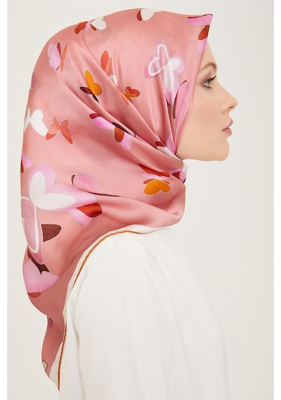 Armine Twill İpek Eşarp 24ya9146 52 - Desenli