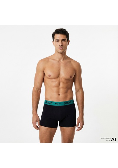 Everlast Renkli Lastik 3'lü Boxer Au0015 Çok Renkli
