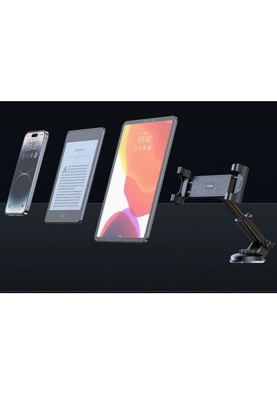 Tablet Ve Telefon İçin Cok Fonksiyonlu Araç İçi Telefon Tutucu