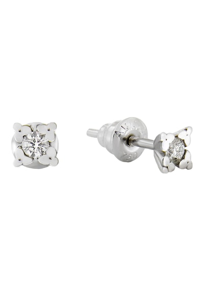 0.14 Ct Pırlanta Tektaş Küpe