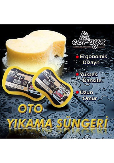 Ebrayn Oto Yıkama Süngeri 2 Li